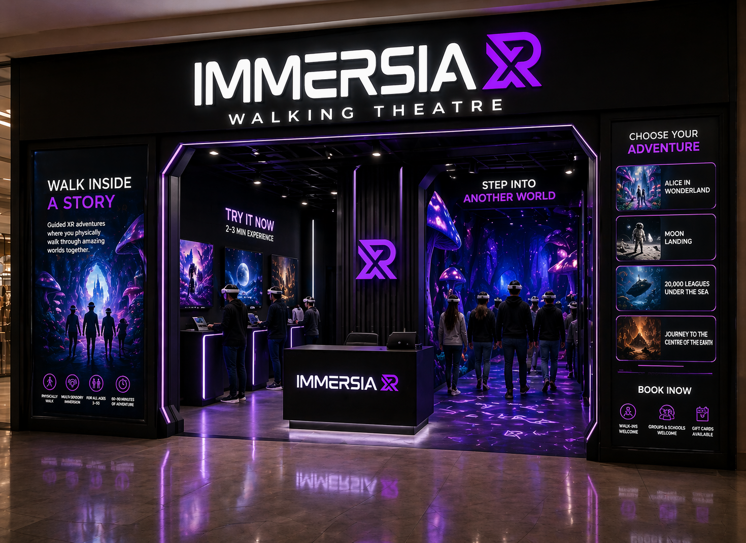 Immersia XR venue setup