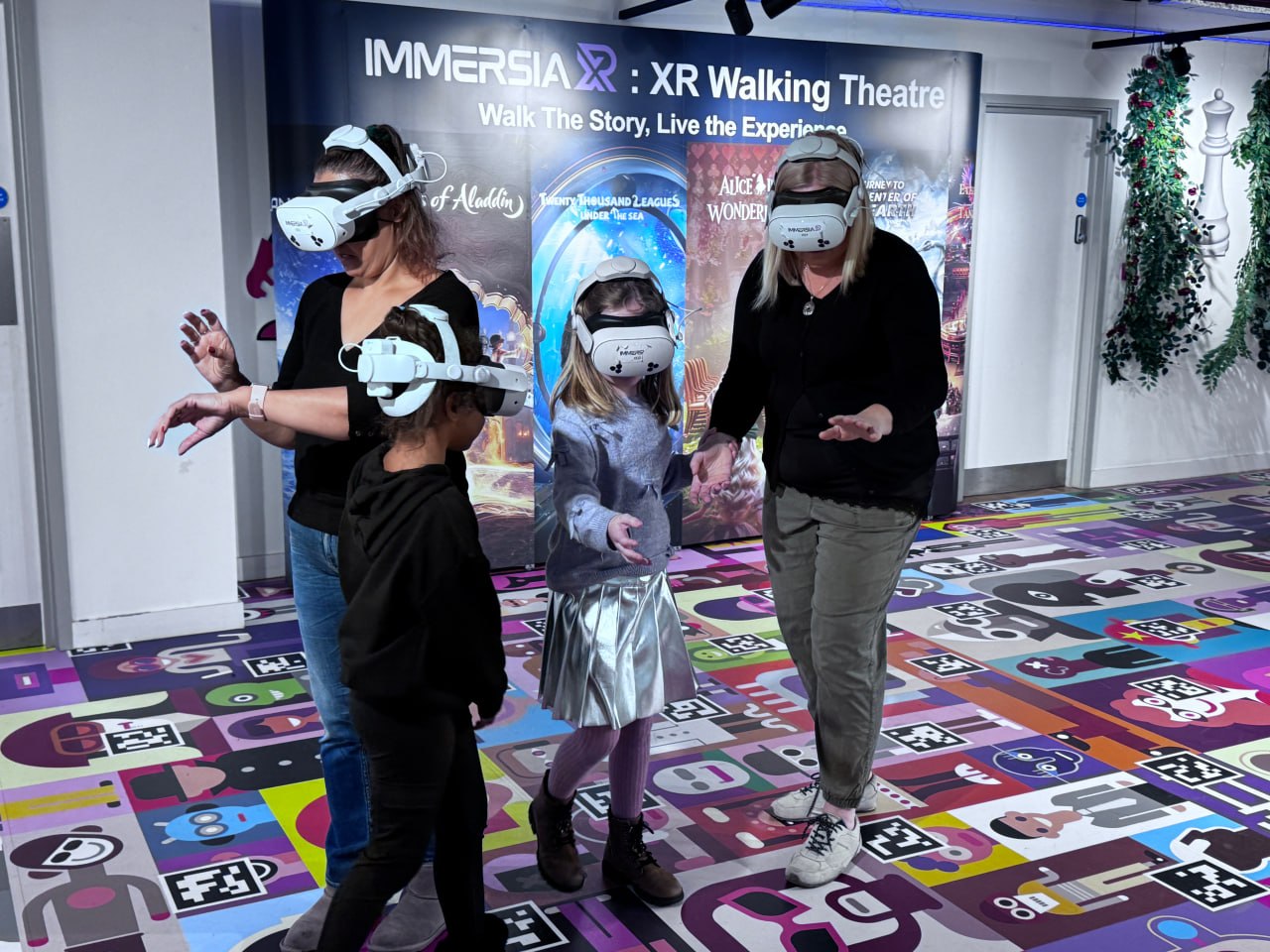 Families at Immersia XR